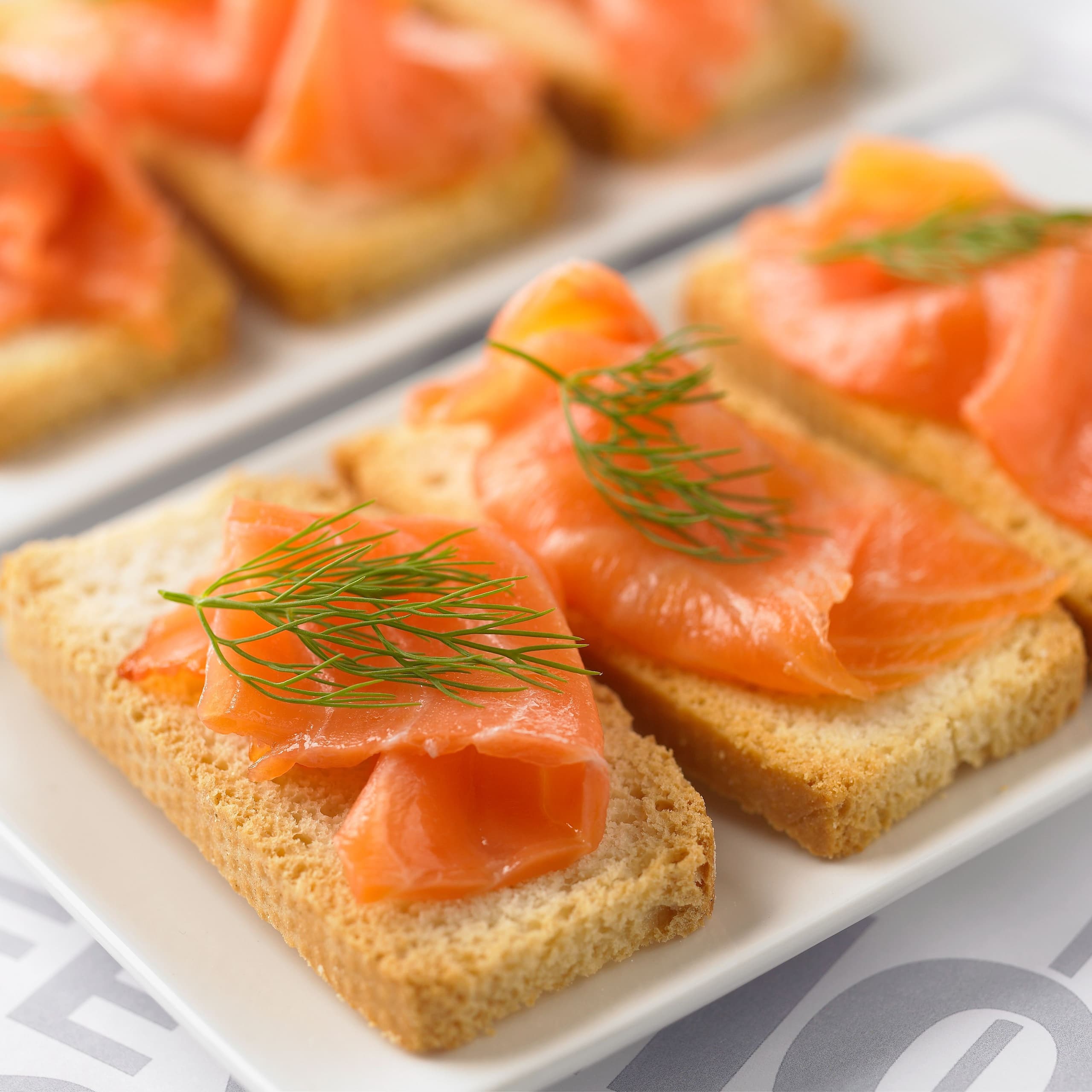 Gerookte Royal zalm, handgesneden